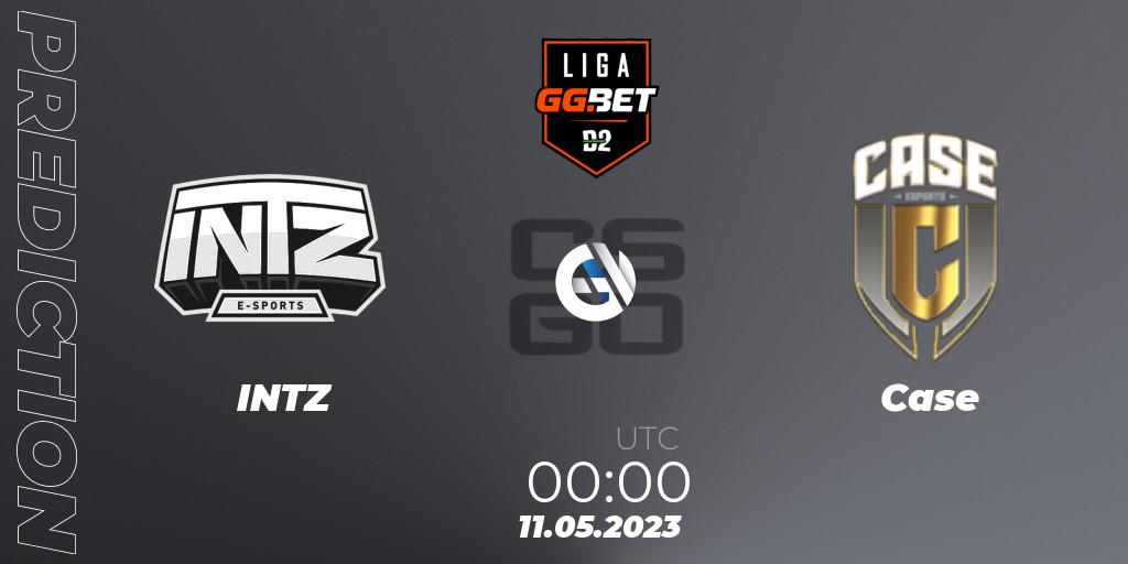 INTZ - Case: прогноз. 11.05.2023 at 00:00, Counter-Strike (CS2), Dust2 Brasil Liga Season 1