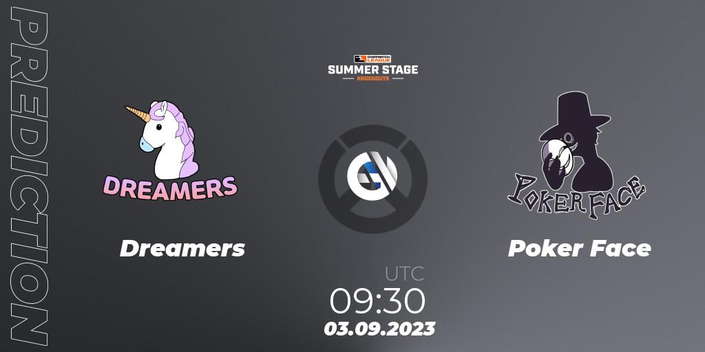 Dreamers - Poker Face: прогноз. 03.09.2023 at 09:30, Overwatch, Overwatch League 2023 - Summer Stage Knockouts