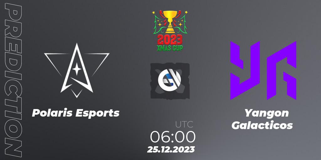 Polaris Esports - Yangon Galacticos: прогноз. 25.12.23, Dota 2, Xmas Cup 2023