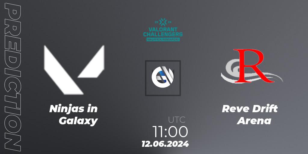 Ninjas in Galaxy - Reve Drift Arena: прогноз. 12.06.2024 at 11:00, VALORANT, VALORANT Challengers 2024 Malaysia and Singapore: Split 2