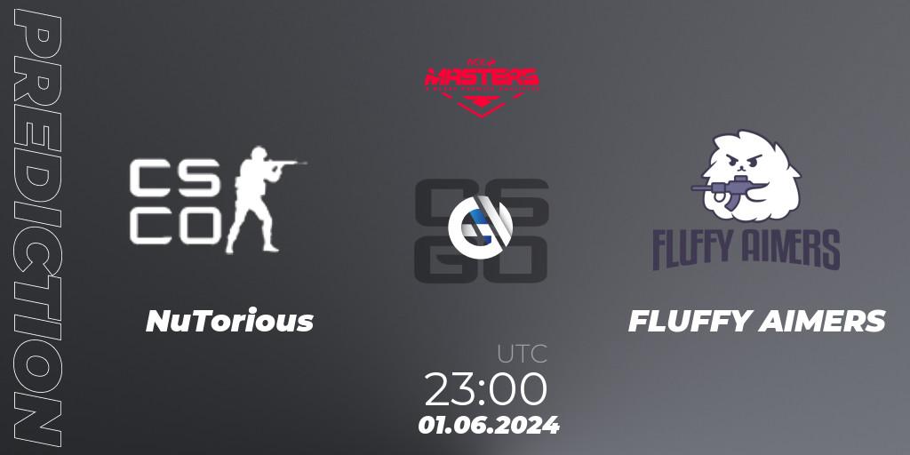 NuTorious - FLUFFY AIMERS: прогноз. 01.06.2024 at 23:00, Counter-Strike (CS2), Ace North American Masters Fall 2024: Open Qualifier #2