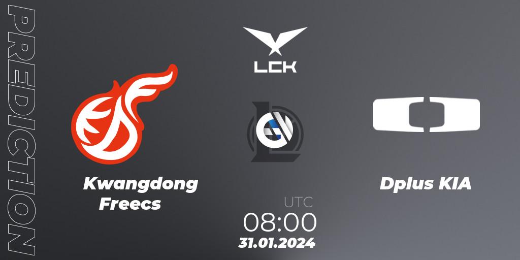 Kwangdong Freecs - Dplus KIA: прогноз. 31.01.24, LoL, LCK Spring 2024 - Group Stage