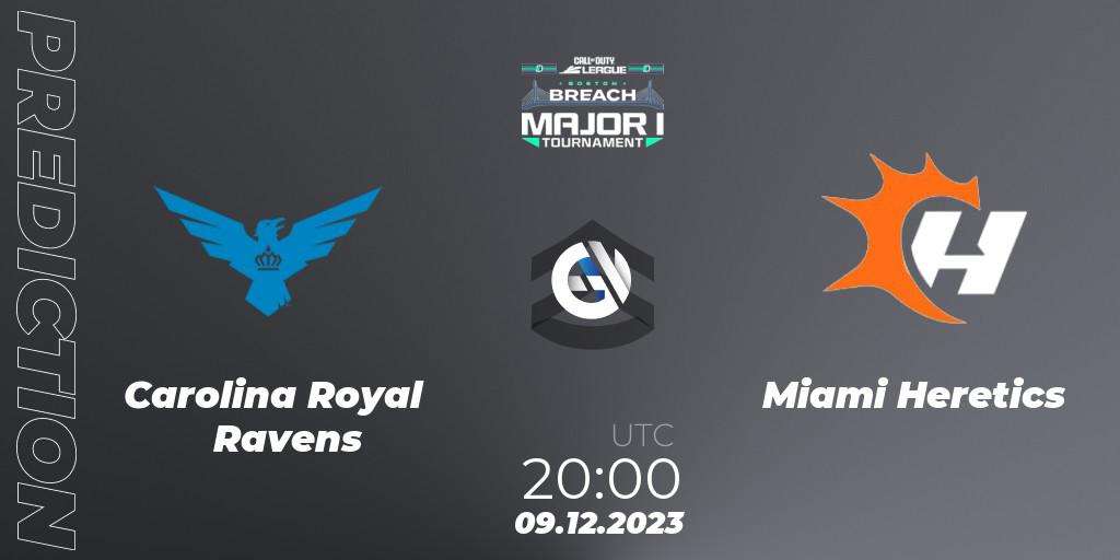 Carolina Royal Ravens - Miami Heretics: прогноз. 09.12.2023 at 20:00, Call of Duty, Call of Duty League 2024: Stage 1 Major Qualifiers