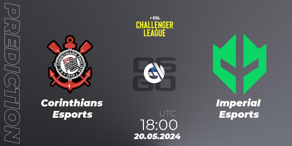 Corinthians Esports - Imperial Esports: прогноз. 20.05.2024 at 18:00, Counter-Strike (CS2), ESL Challenger League Season 47: South America