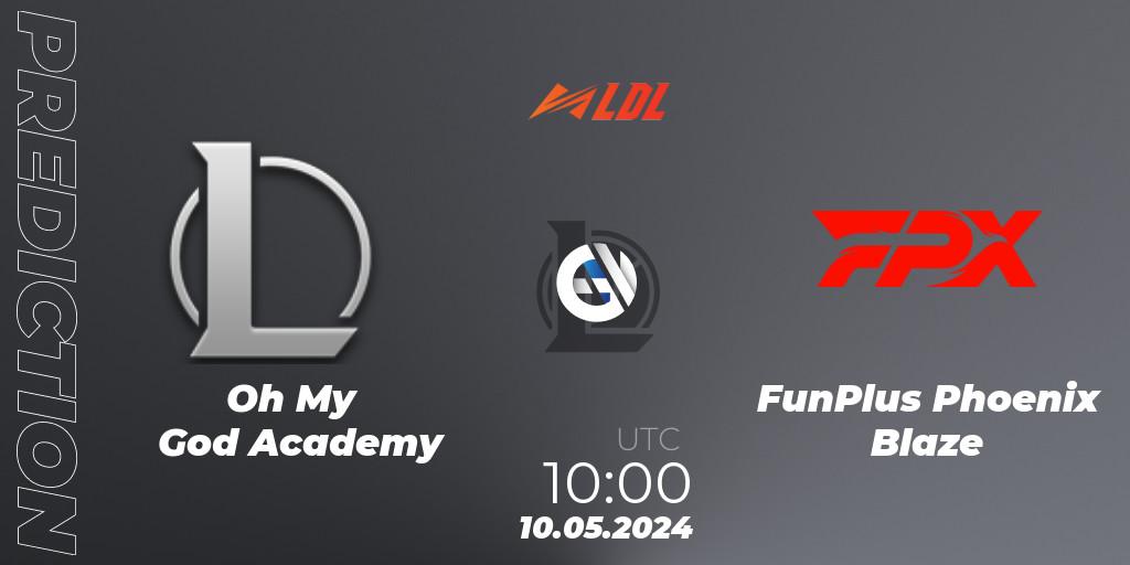 Oh My God Academy - FunPlus Phoenix Blaze: прогноз. 10.05.2024 at 10:00, LoL, LDL 2024 - Stage 2