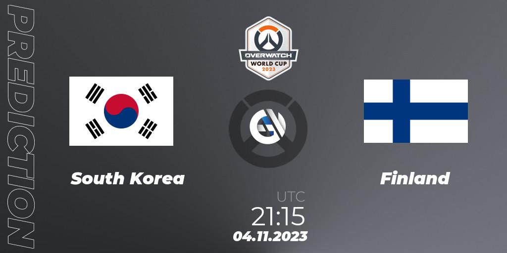 South Korea - Finland: прогноз. 04.11.23, Overwatch, Overwatch World Cup 2023