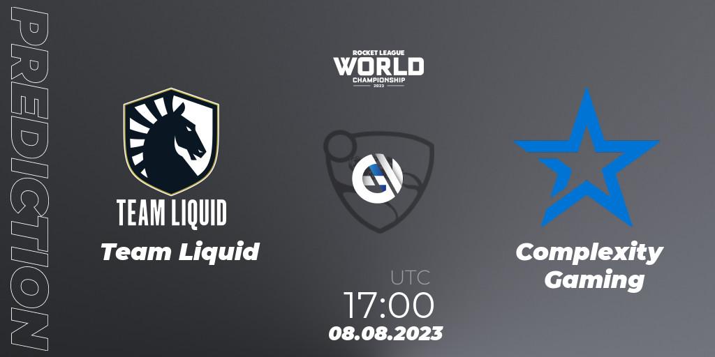Team Liquid - Complexity Gaming: прогноз. 08.08.2023 at 16:25, Rocket League, Rocket League Championship Series 2022-23 - World Championship Group Stage