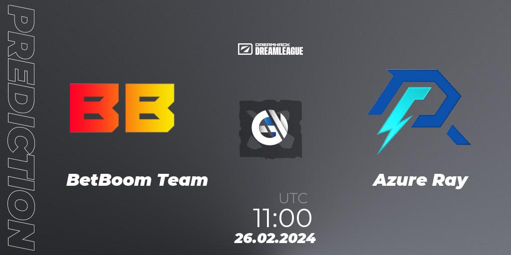 BetBoom Team - Azure Ray: прогноз. 26.02.2024 at 10:59, Dota 2, DreamLeague Season 22