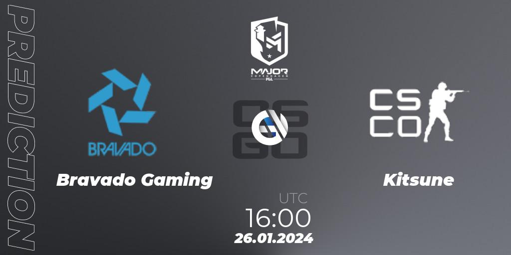 Bravado Gaming - Kitsune: прогноз. 26.01.24, CS2 (CS:GO), PGL CS2 Major Copenhagen 2024 Middle East RMR Closed Qualifier