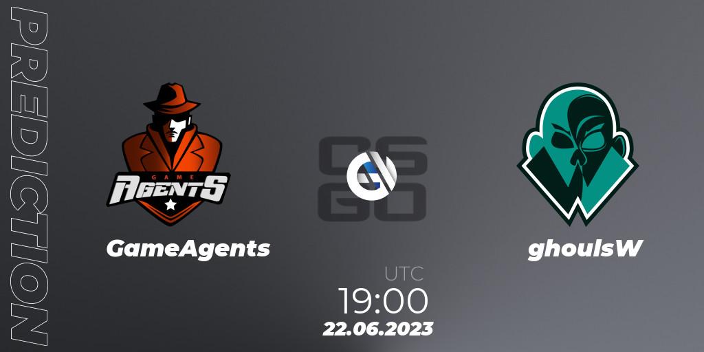 GameAgents - FPSBUG: прогноз. 22.06.2023 at 19:00, Counter-Strike (CS2), Preasy Summer Cup 2023