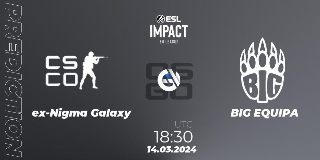 Team Pigeons - BIG EQUIPA: прогноз. 14.03.2024 at 18:30, Counter-Strike (CS2), ESL Impact League Season 5: Europe