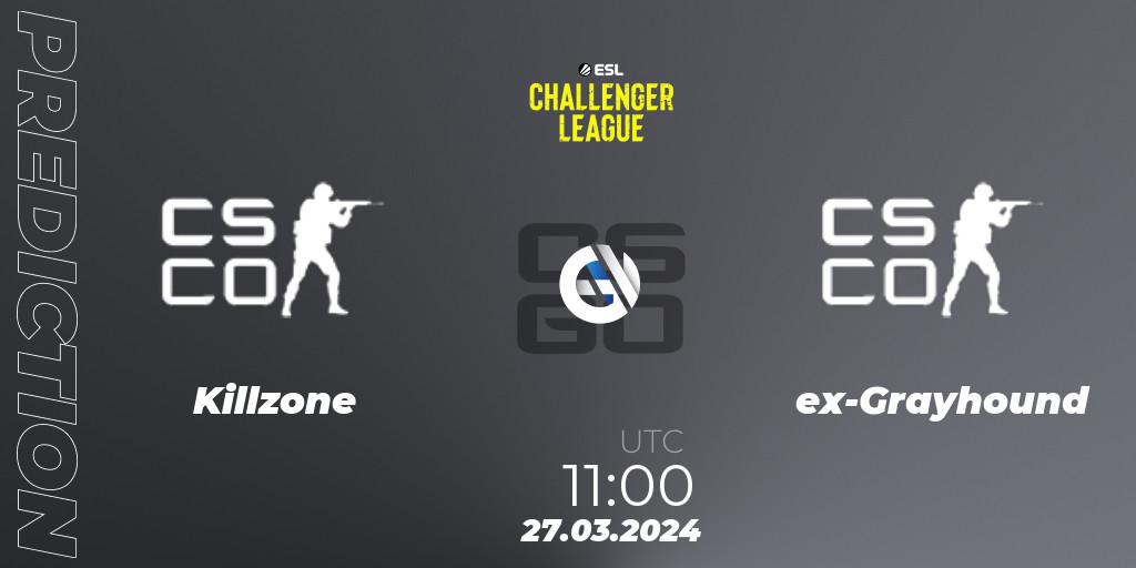 Killzone - Jeeves: прогноз. 27.03.2024 at 10:35, Counter-Strike (CS2), ESL Challenger League Season 47: Oceania