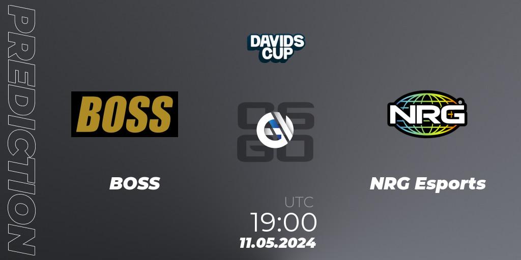 BOSS - NRG Esports: прогноз. 11.05.2024 at 19:00, Counter-Strike (CS2), David's Cup 2024
