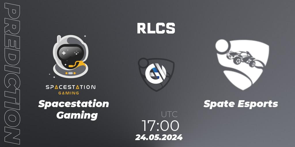 Spacestation Gaming - Spate Esports: прогноз. 24.05.2024 at 17:00, Rocket League, RLCS 2024 - Major 2: NA Open Qualifier 6