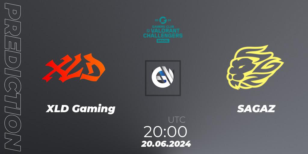 XLD Gaming - SAGAZ: прогноз. 25.06.2024 at 20:00, VALORANT, VALORANT Challengers 2024 Brazil: Split 2