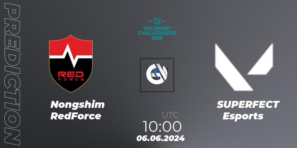 Nongshim RedForce - SUPERFECT Esports: прогноз. 06.06.2024 at 09:00, VALORANT, VALORANT Challengers 2024 Korea: Split 2