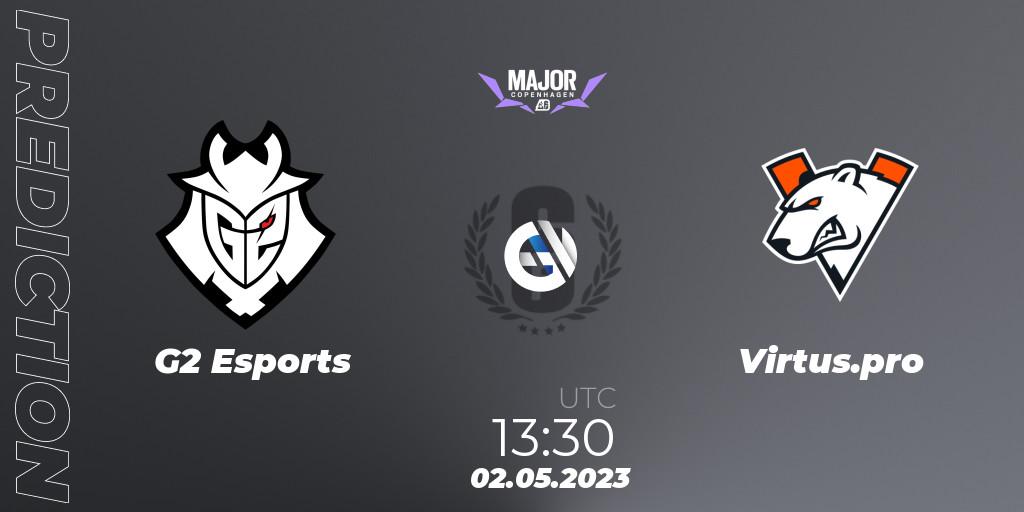 G2 Esports - Virtus.pro: прогноз. 02.05.23, Rainbow Six, BLAST R6 Major Copenhagen 2023