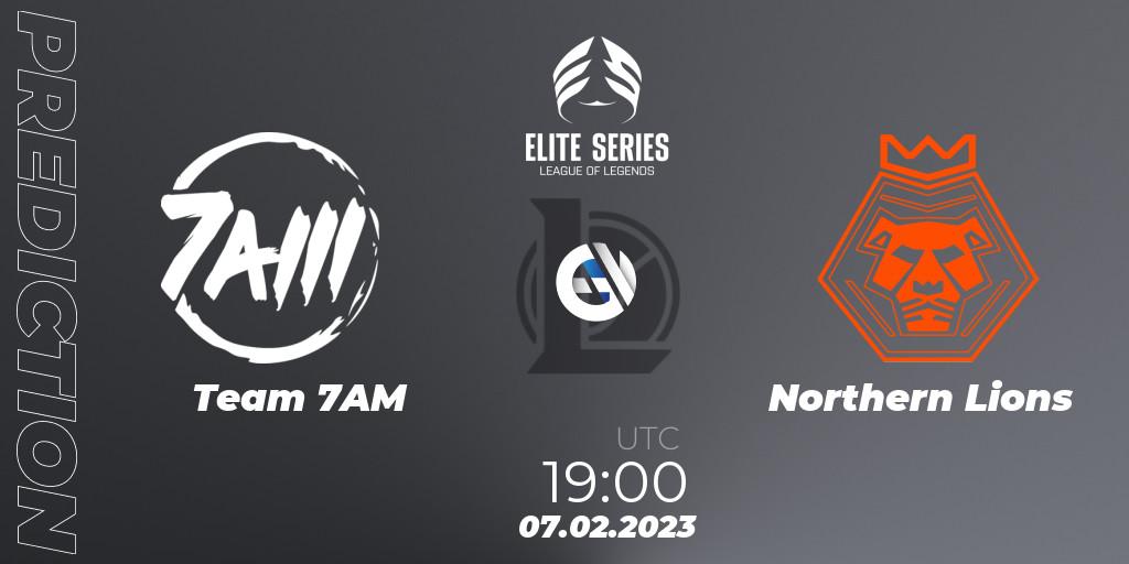 Team 7AM - Northern Lions: прогноз. 07.02.2023 at 19:00, LoL, Elite Series Spring 2023 - Group Stage