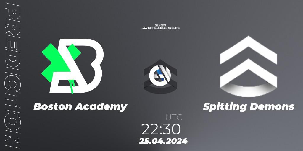 Boston Academy - Spitting Demons: прогноз. 25.04.2024 at 22:30, Call of Duty, Call of Duty Challengers 2024 - Elite 2: NA