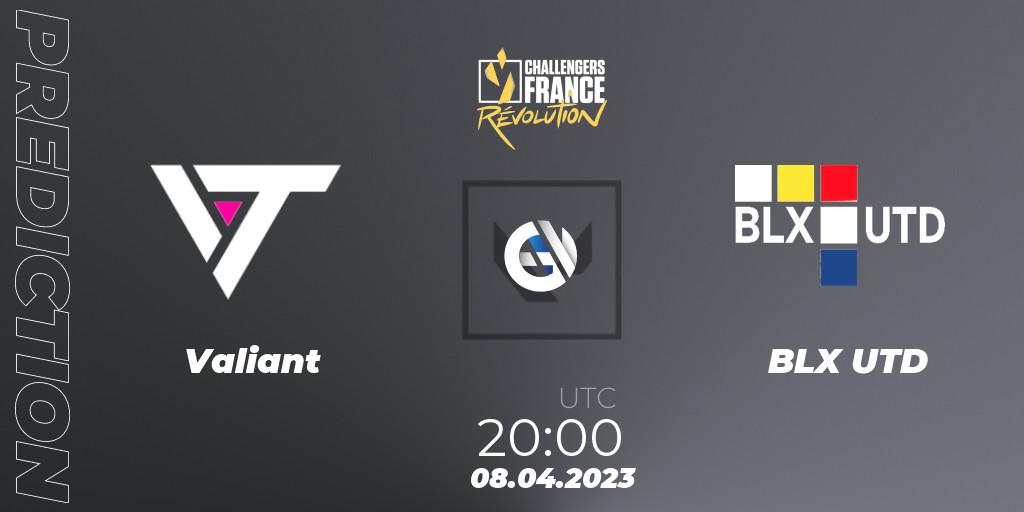 Valiant - BLX UTD: прогноз. 08.04.2023 at 20:15, VALORANT, VALORANT Challengers France: Revolution Split 2 - Regular Season