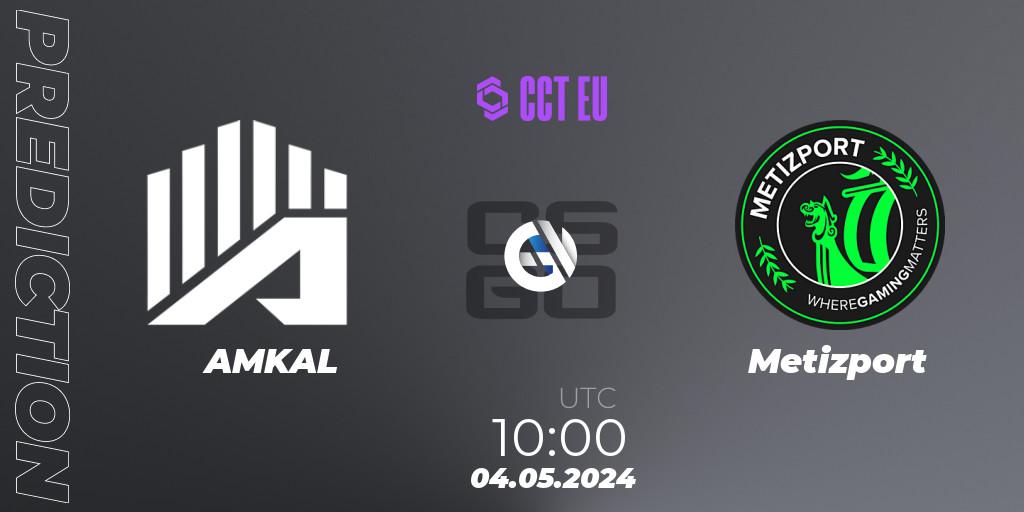 AMKAL - Metizport: прогноз. 04.05.2024 at 10:00, Counter-Strike (CS2), CCT Season 2 Europe Series 1