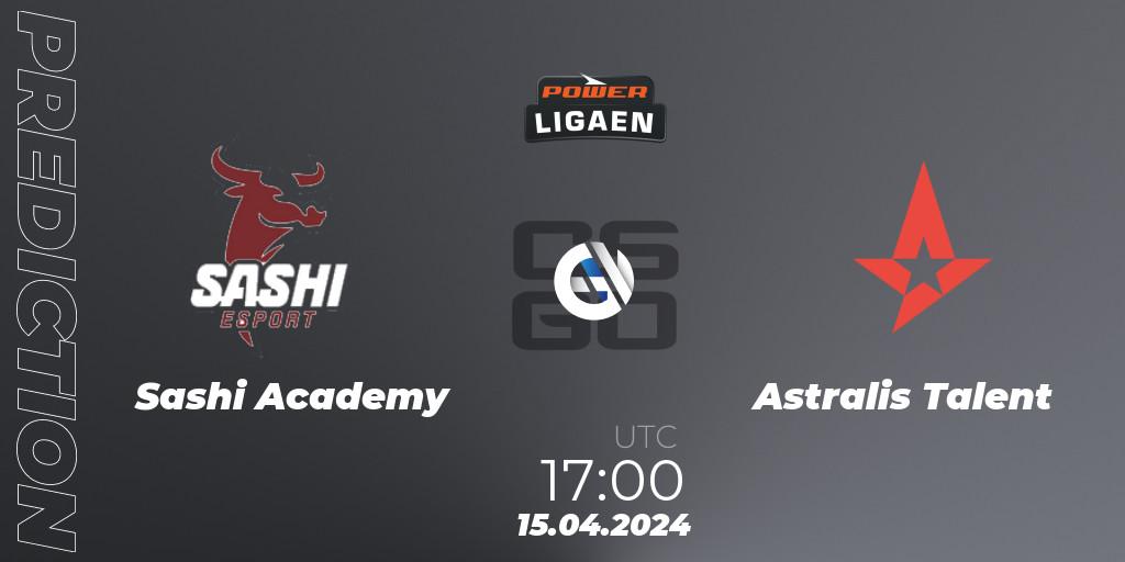 Sashi Academy - Astralis Talent: прогноз. 15.04.24, CS2 (CS:GO), Dust2.dk Ligaen Season 26
