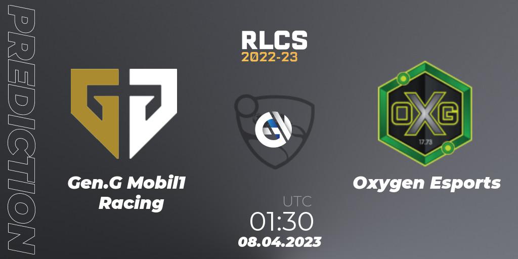 Gen.G Mobil1 Racing - Oxygen Esports: прогноз. 07.04.2023 at 19:45, Rocket League, RLCS 2022-23 - Winter Split Major