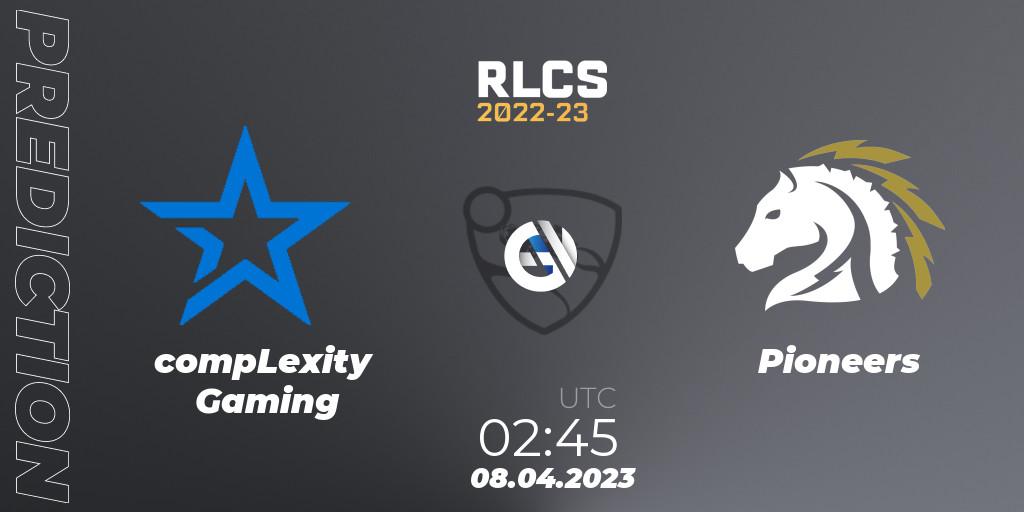 compLexity Gaming - Pioneers: прогноз. 07.04.2023 at 18:00, Rocket League, RLCS 2022-23 - Winter Split Major