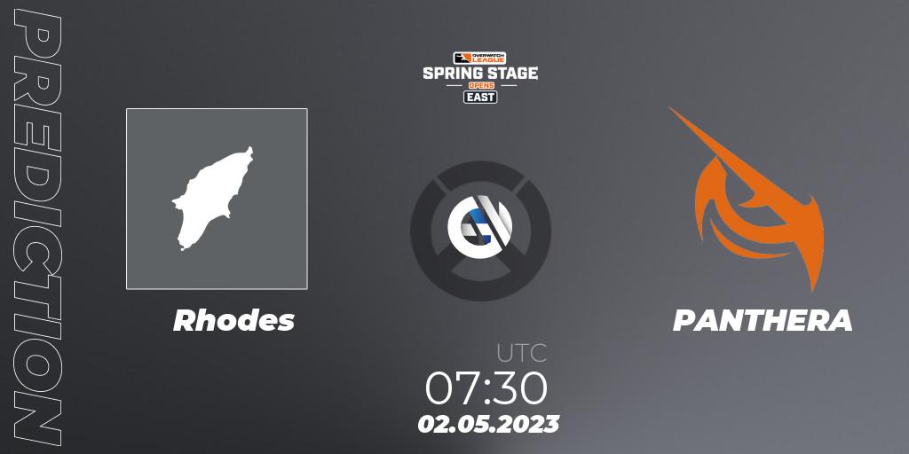 Rhodes - PANTHERA: прогноз. 02.05.2023 at 08:00, Overwatch, Overwatch League 2023 - Spring Stage Opens