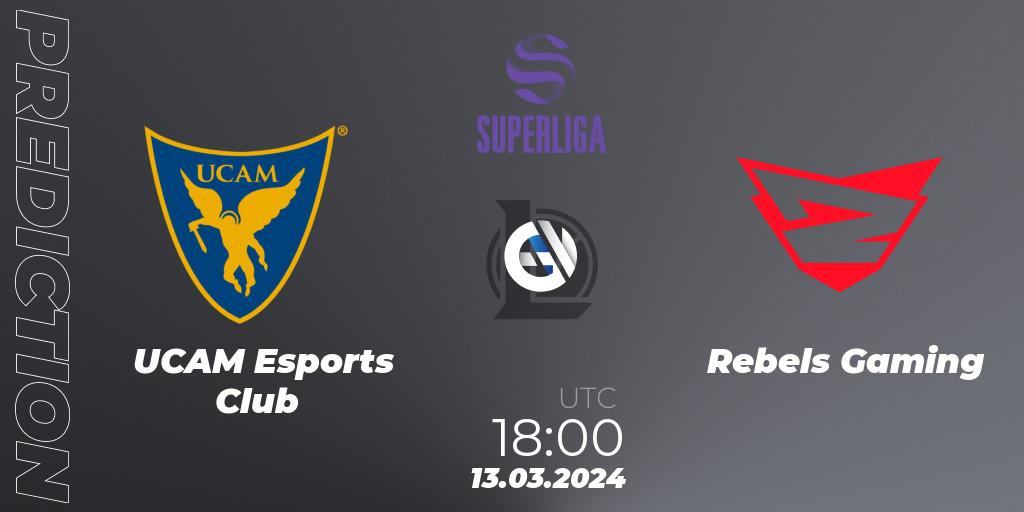 UCAM Esports Club - Rebels Gaming: прогноз. 13.03.24, LoL, Superliga Spring 2024 - Group Stage