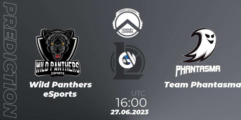 Wild Panthers eSports - Team Phantasma: прогноз. 27.06.23, LoL, Greek Legends League Summer 2023
