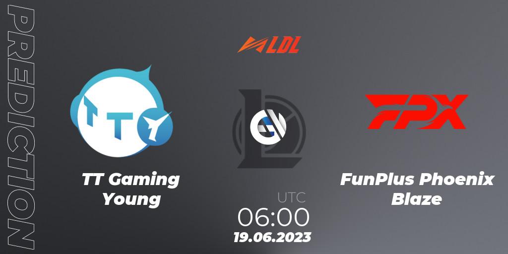 TT Gaming Young - FunPlus Phoenix Blaze: прогноз. 19.06.2023 at 06:00, LoL, LDL 2023 - Regular Season - Stage 3