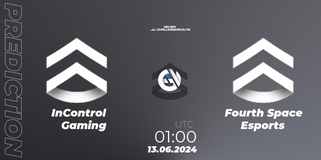 InControl Gaming - Fourth Space Esports: прогноз. 13.06.2024 at 00:00, Call of Duty, Call of Duty Challengers 2024 - Elite 3: NA