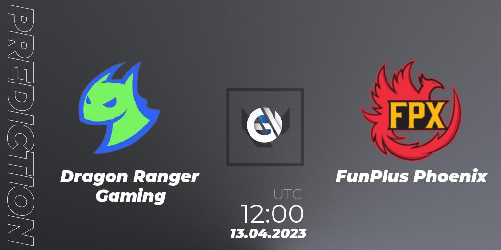 Dragon Ranger Gaming - FunPlus Phoenix: прогноз. 13.04.23, VALORANT, FGC Valorant Invitational 2023: Act 1