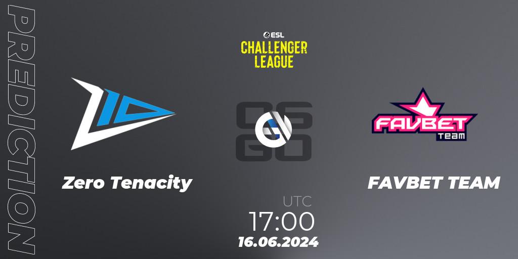 Zero Tenacity - FAVBET TEAM: прогноз. 16.06.2024 at 17:00, Counter-Strike (CS2), ESL Challenger League Season 47 Relegation: Europe