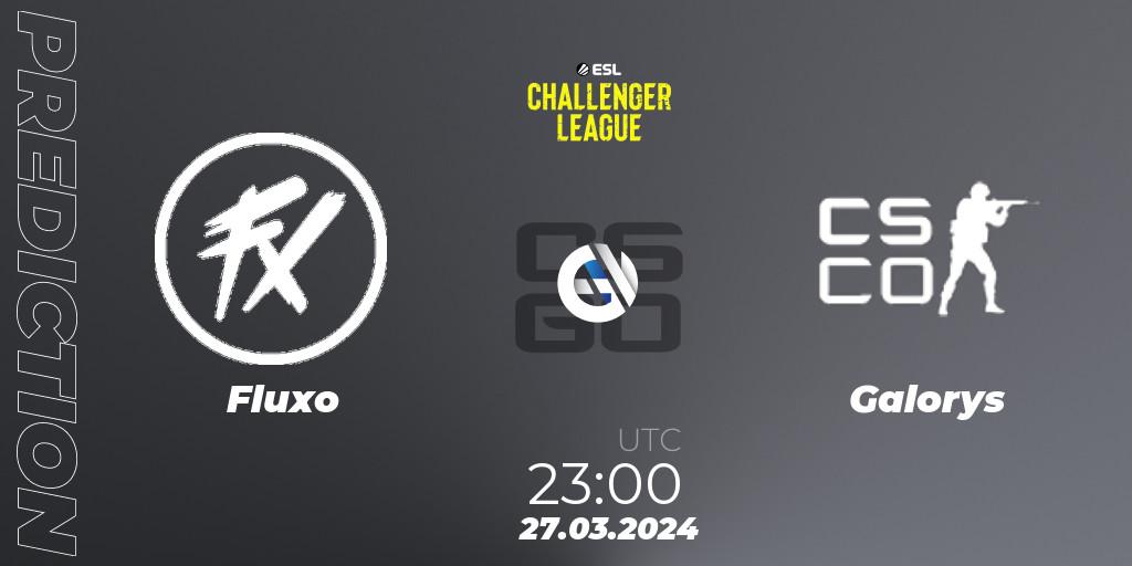 Fluxo - Galorys: прогноз. 27.03.2024 at 23:00, Counter-Strike (CS2), ESL Challenger League Season 47: South America