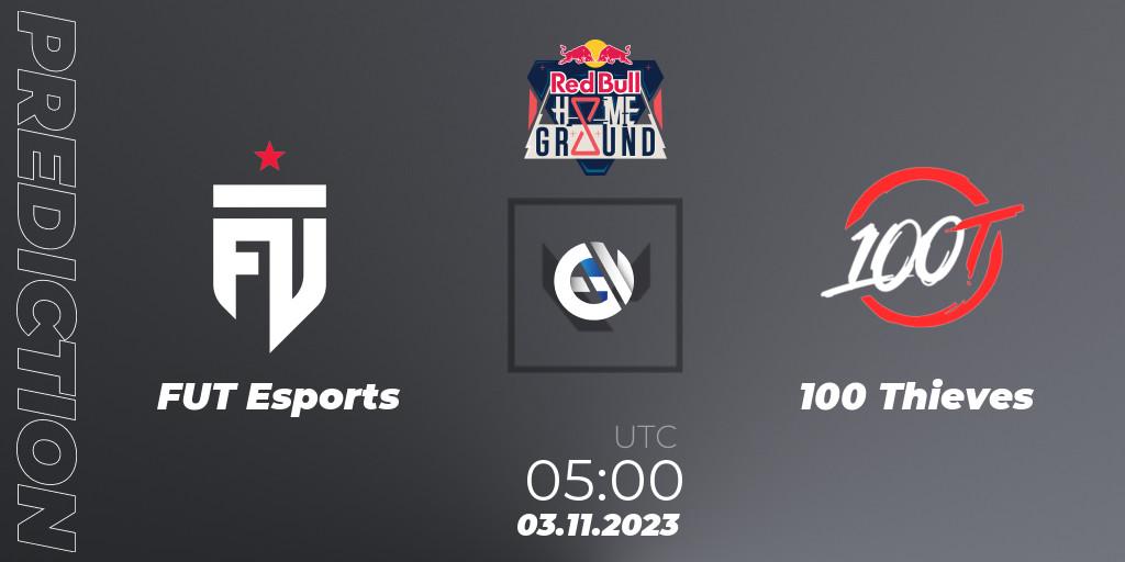 FUT Esports - 100 Thieves: прогноз. 03.11.23, VALORANT, Red Bull Home Ground #4 - Swiss Stage