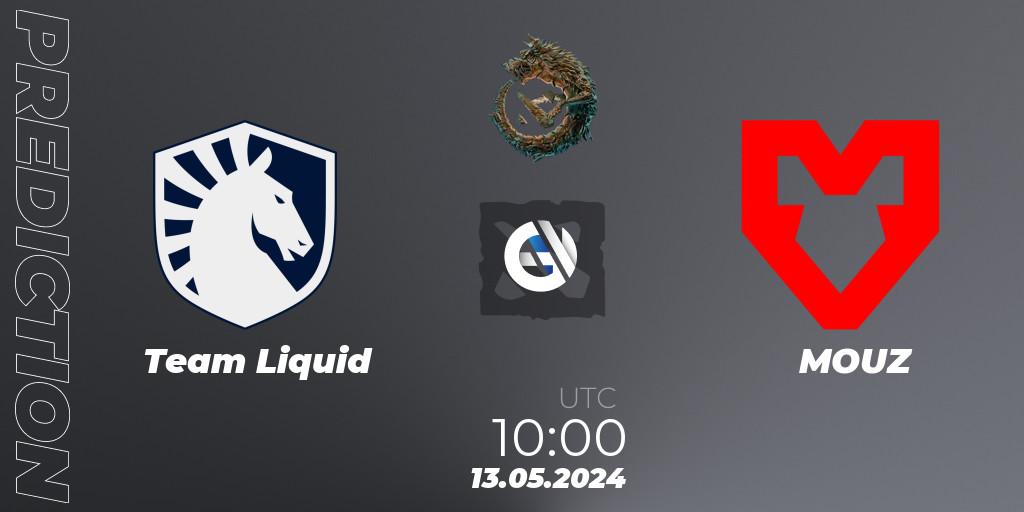 Team Liquid - MOUZ: прогноз. 13.05.24, Dota 2, PGL Wallachia Season 1 - Group Stage