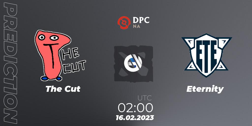 The Cut - Eternity: прогноз. 16.02.2023 at 01:52, Dota 2, DPC 2022/2023 Winter Tour 1: NA Division II (Lower)
