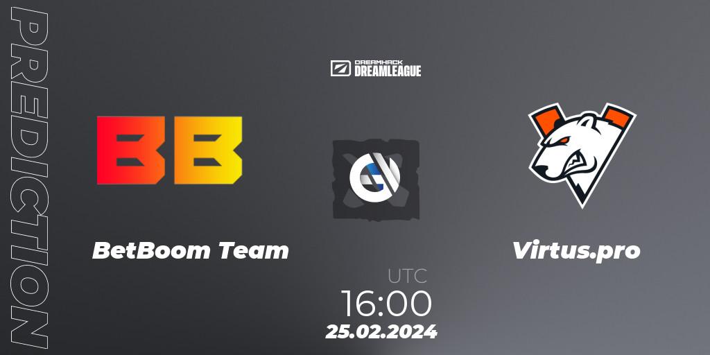 BetBoom Team - Virtus.pro: прогноз. 25.02.24, Dota 2, DreamLeague Season 22