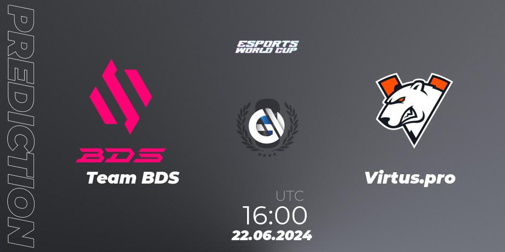Team BDS - Virtus.pro: прогноз. 22.06.2024 at 16:00, Rainbow Six, Esports World Cup 2024: Europe OQ