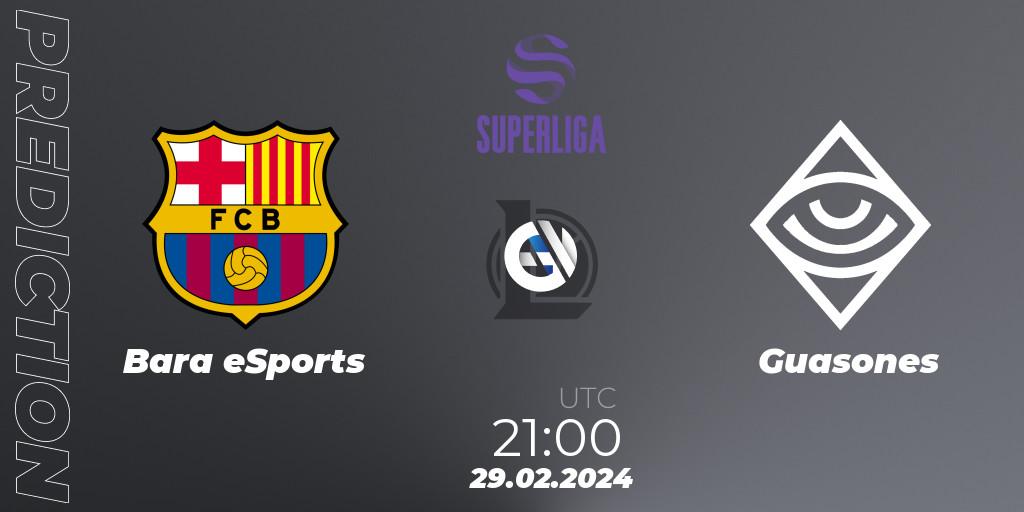 Barça eSports - Guasones: прогноз. 29.02.2024 at 21:00, LoL, Superliga Spring 2024 - Group Stage