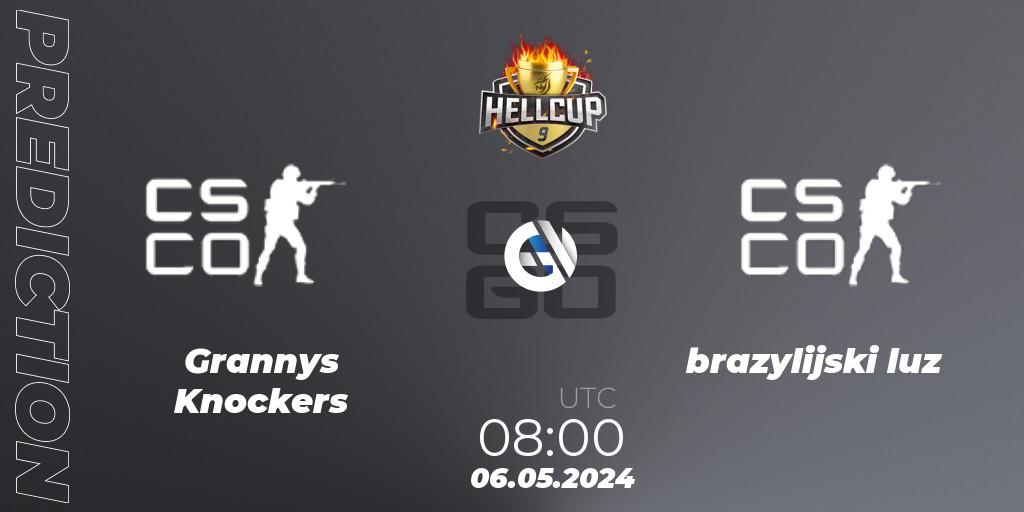 Grannys Knockers - brazylijski luz: прогноз. 06.05.2024 at 08:00, Counter-Strike (CS2), HellCup #9