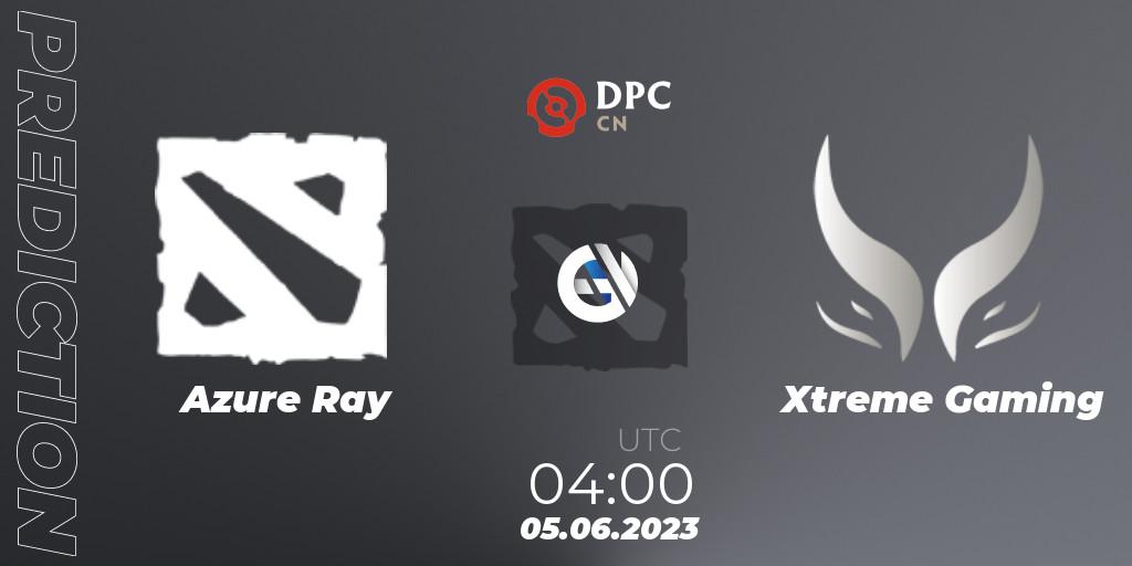 Azure Ray - Xtreme Gaming: прогноз. 05.06.23, Dota 2, DPC 2023 Tour 3: CN Division I (Upper)