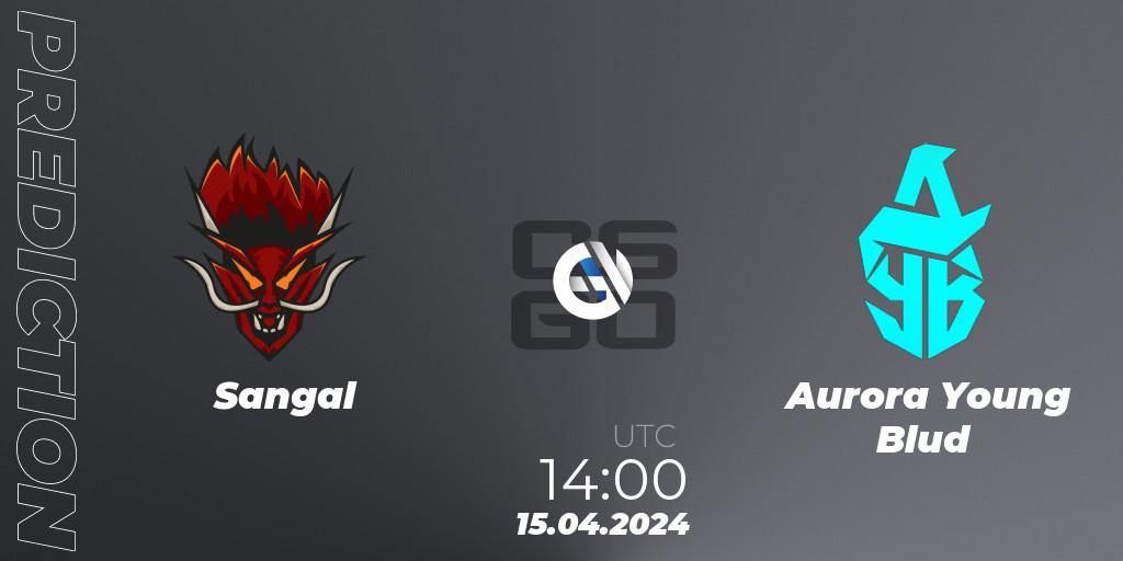 Sangal - Aurora Young Blud: прогноз. 15.04.2024 at 14:10, Counter-Strike (CS2), CCT Season 2 Europe Series 1 Closed Qualifier