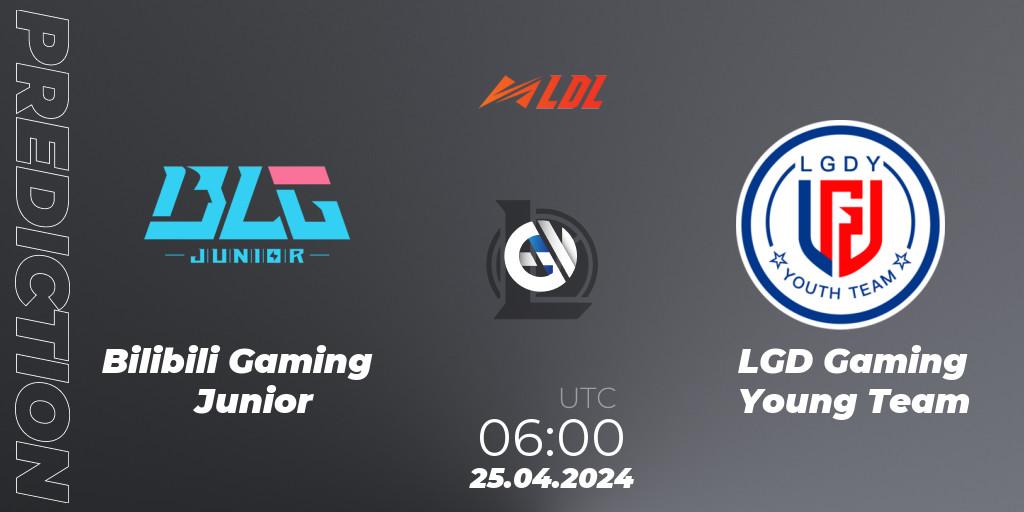 Bilibili Gaming Junior - LGD Gaming Young Team: прогноз. 25.04.2024 at 06:00, LoL, LDL 2024 - Stage 2