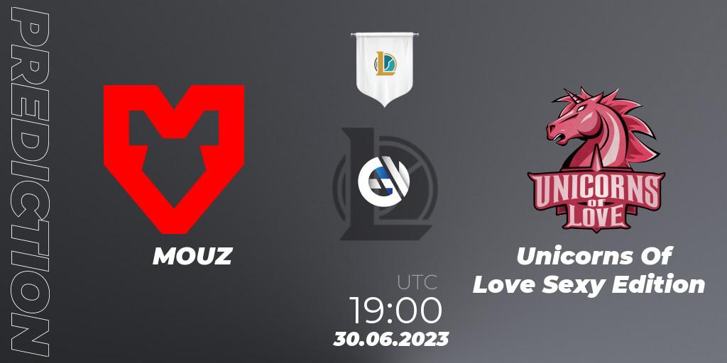 MOUZ - Unicorns Of Love Sexy Edition: прогноз. 30.06.2023 at 19:00, LoL, Prime League Summer 2023 - Group Stage