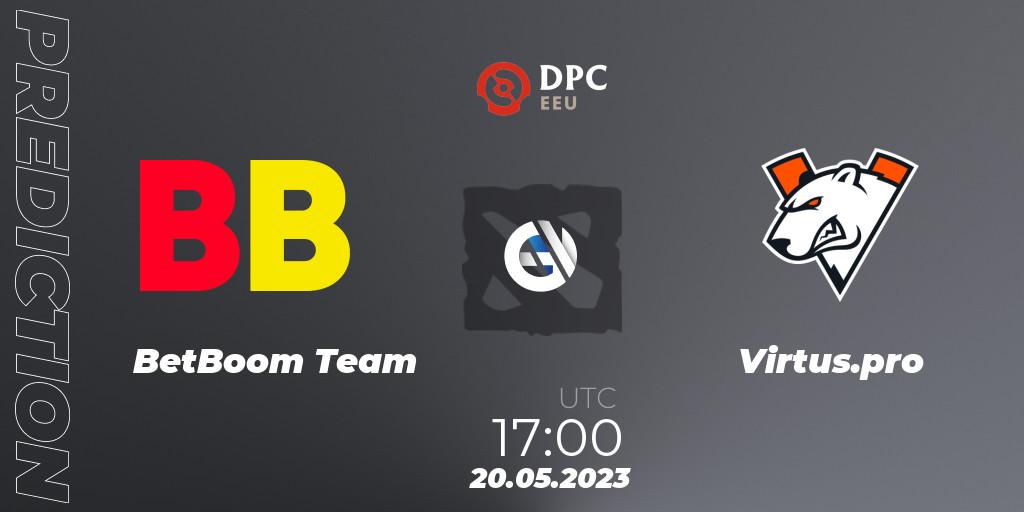 BetBoom Team - Virtus.pro: прогноз. 20.05.23, Dota 2, DPC 2023 Tour 3: EEU Division I (Upper)