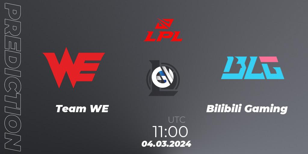 Team WE - Bilibili Gaming: прогноз. 04.03.2024 at 11:00, LoL, LPL Spring 2024 - Group Stage