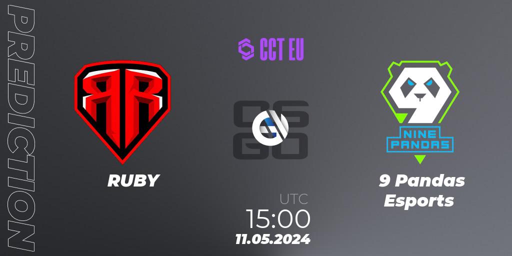 RUBY - 9 Pandas Esports: прогноз. 11.05.2024 at 15:05, Counter-Strike (CS2), CCT Season 2 Europe Series 2 